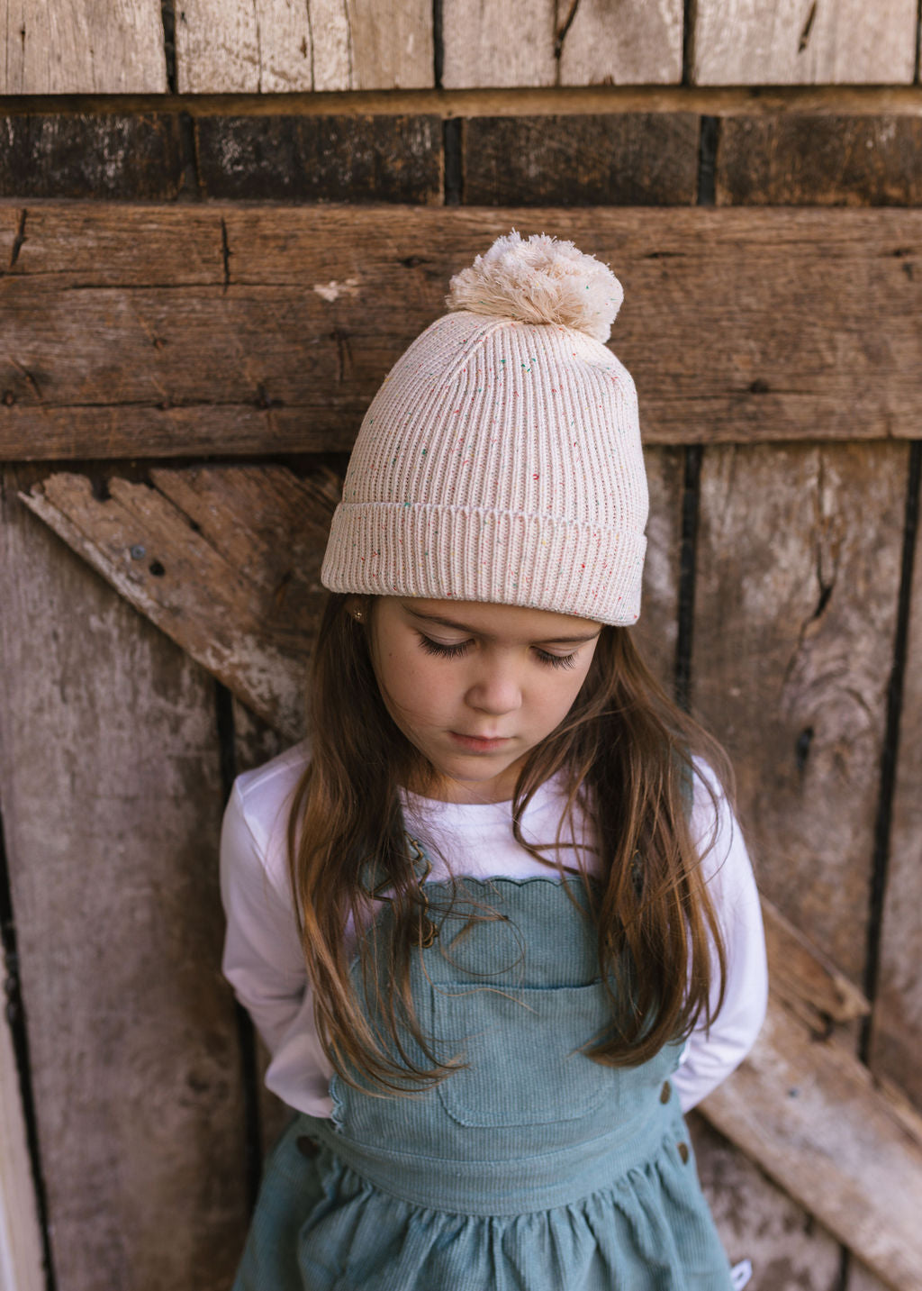 Acorn Kids - Stargaze Beanie Cream Speckle