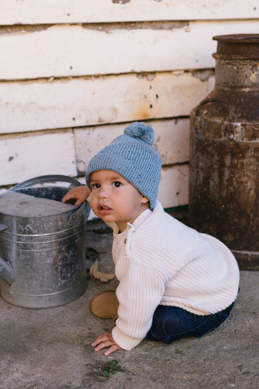 Acorn Kids - Stargaze Beanie Blue Speckle