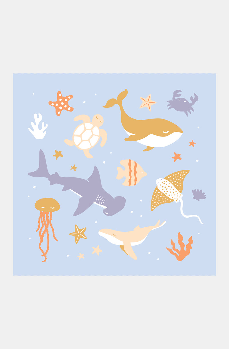 Ocean Creatures Blanket