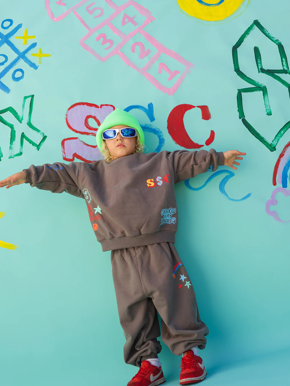 Small Swim Club - Blackboard Tracky Set