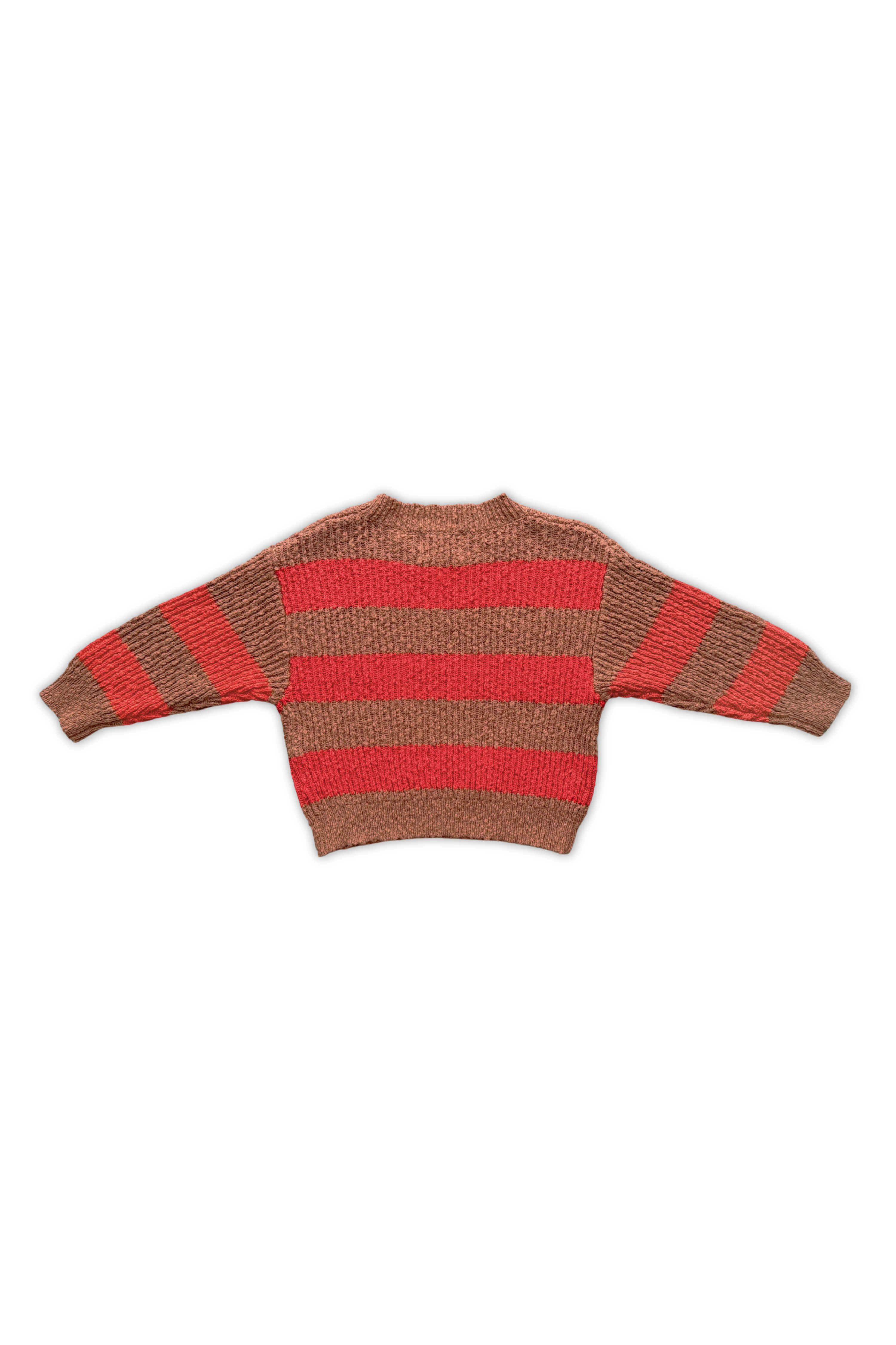 Grown - Organic Textured Rib Pull Over Earth & Sauce