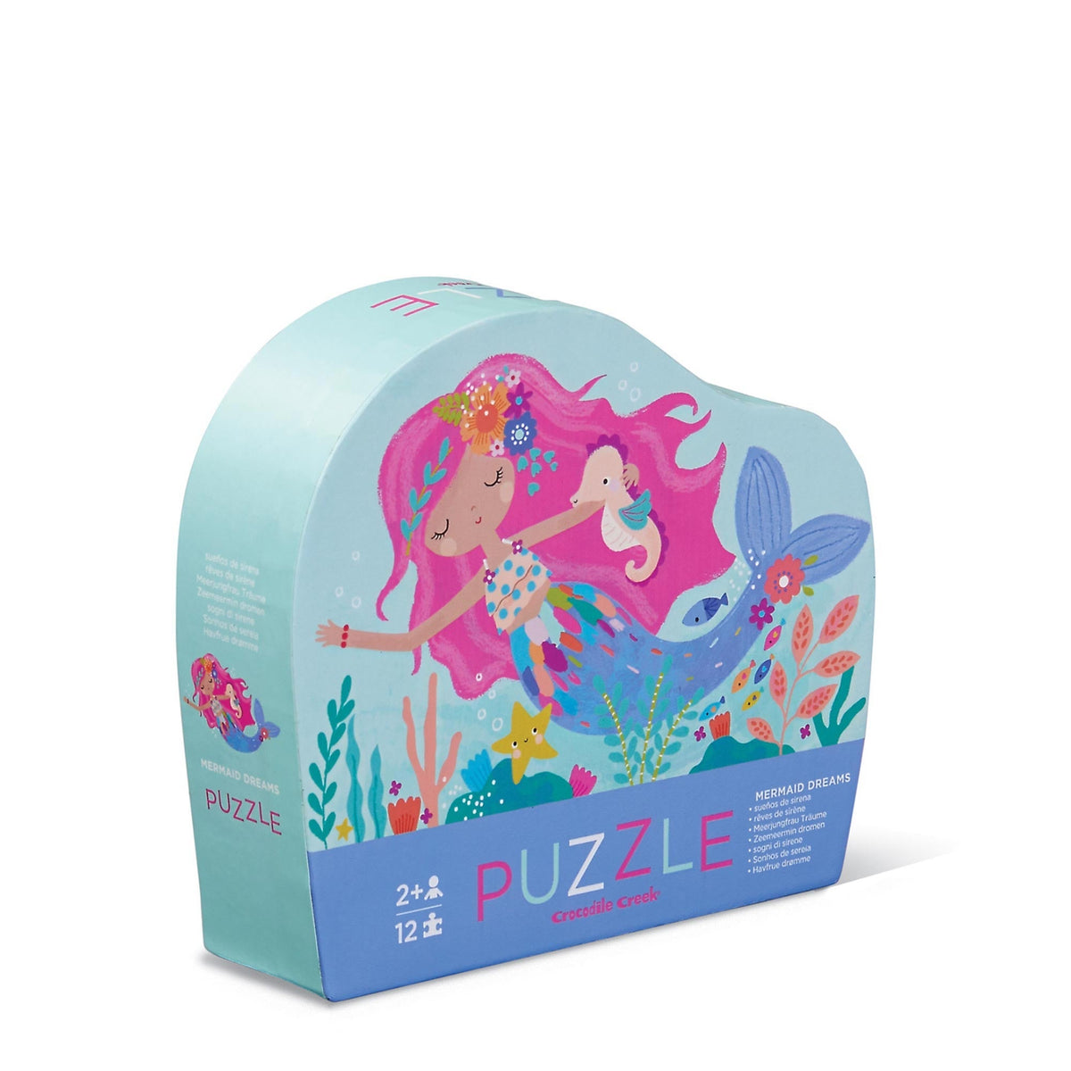 Crocodile Creek Mini Puzzle 12 pc Mermaid Dreams