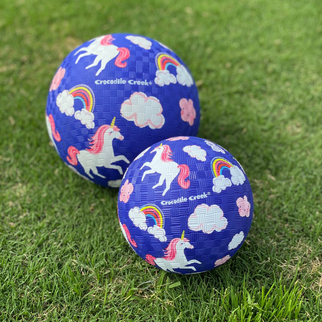 Crocodile Creek - 5 Inch Playground Ball Unicorns (Purple)