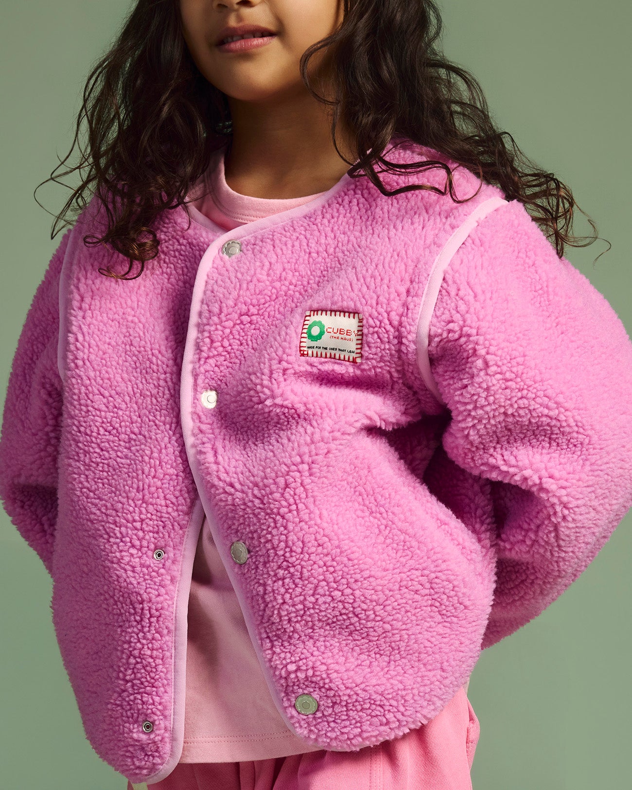 PRE-ORDER Cubby - Sherling Switch Jacket Lolly