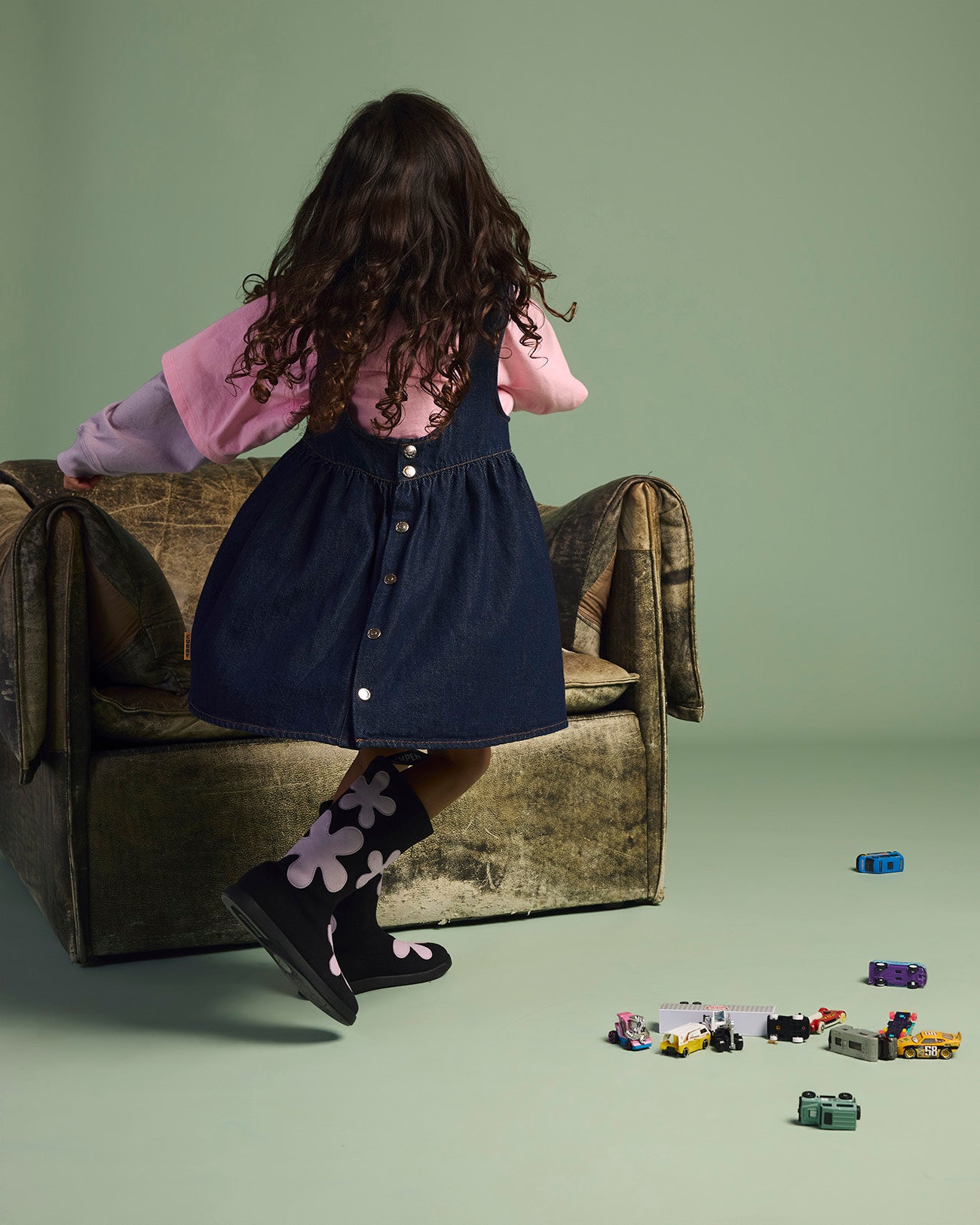 PRE-ORDER Cubby - Wendy Denim Dress Midnight