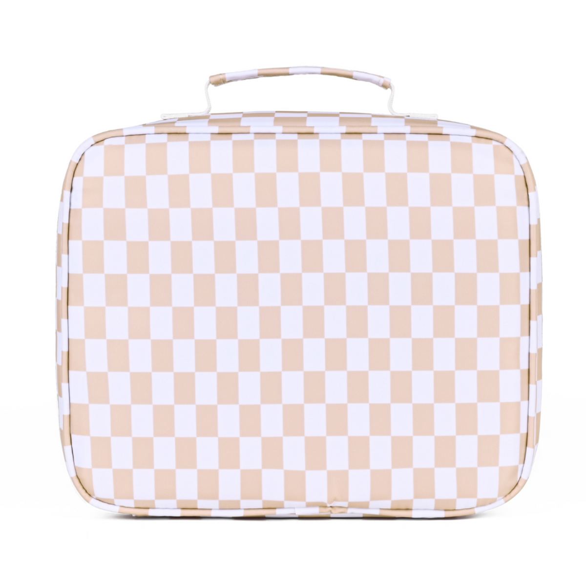 Kinnder Junior Insulated Lunch Bag in Caramel Check