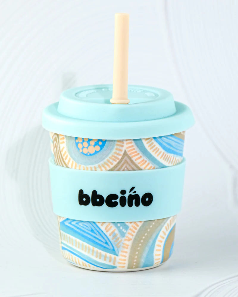 BBcino - Reusable BambinoCino Cup 240ml Coast