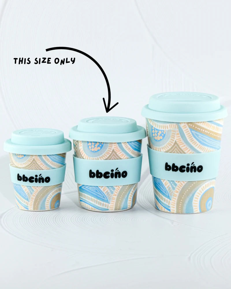 BBcino - Reusable BambinoCino Cup 240ml Coast