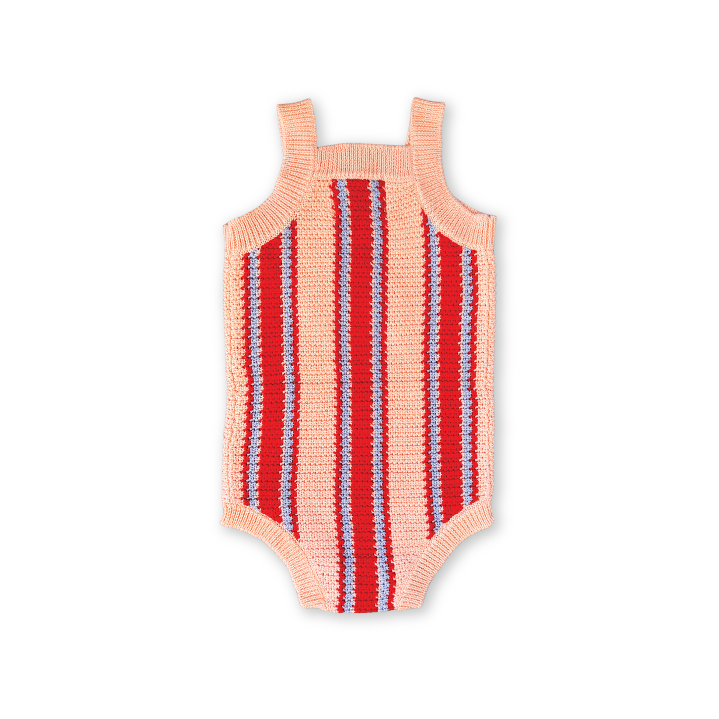 Grown - Organic Island Stripe Shell Singletsuit