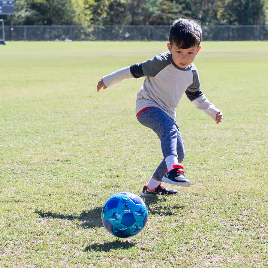 Crocodile Creek - Glitter Soccer Ball Shark City (Size 3)