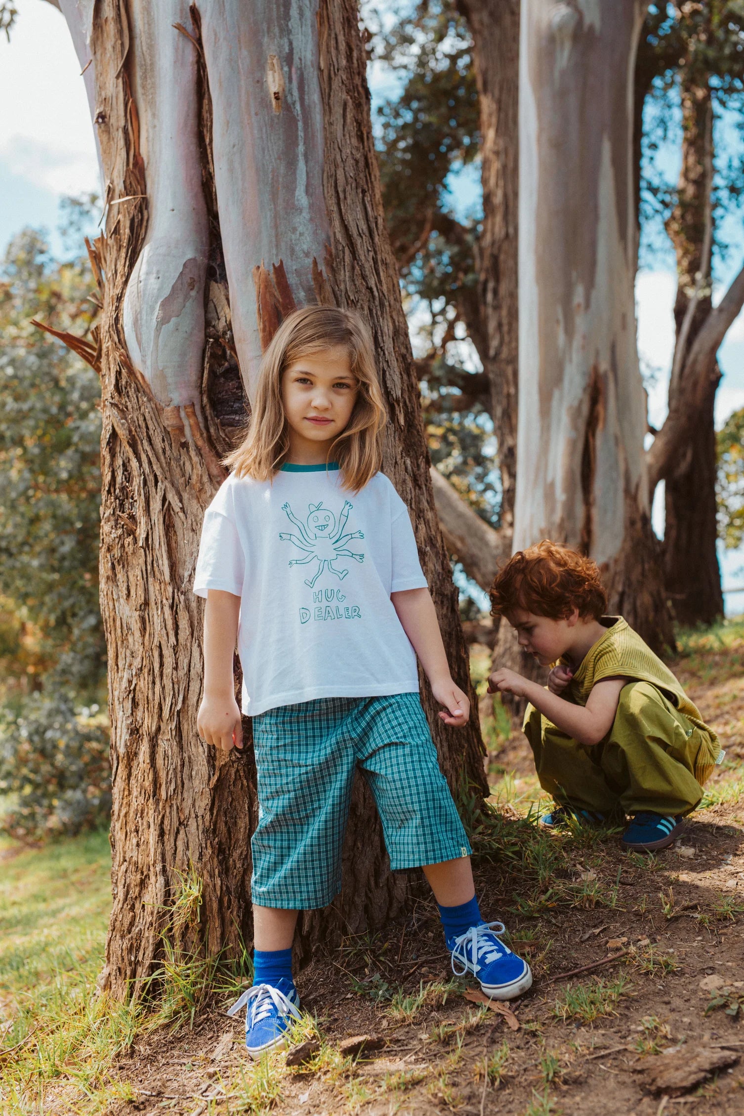 Cubby - Frankie Long Shorts Stormy Check