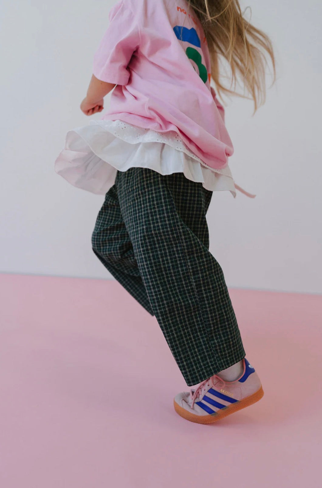 Lenn Label - Cotton Check Pant Forest