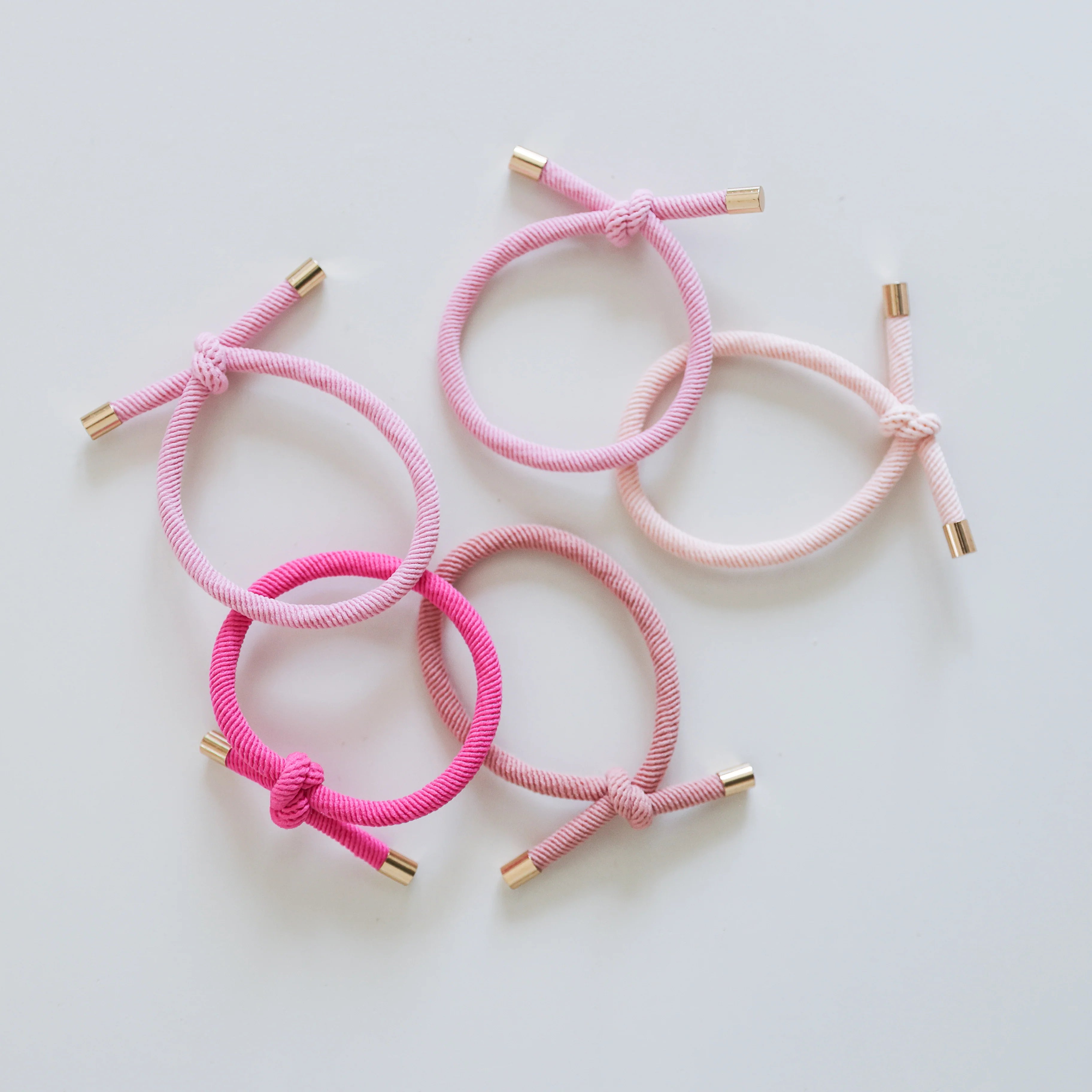 Josie Joan's - Pandora Pink Hair Tie Essentials (Set of 5)