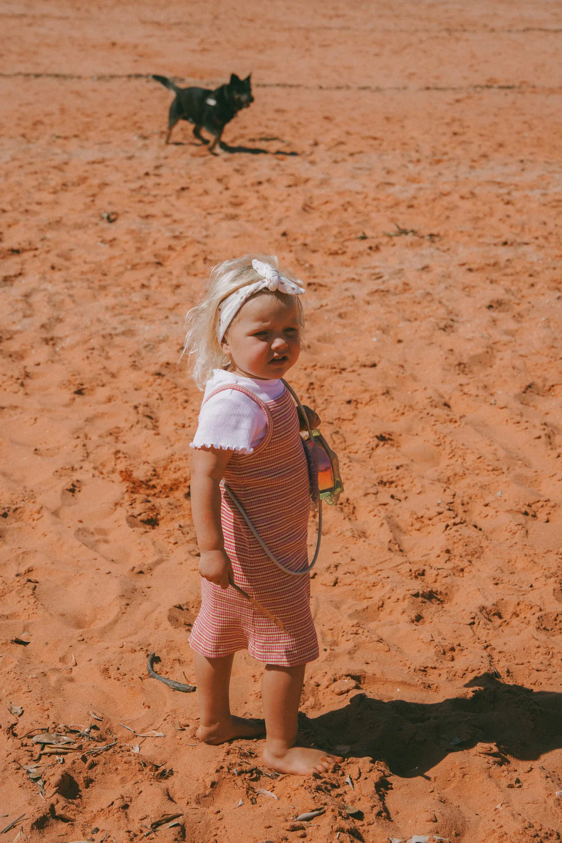 Loaila - Bobbi Rib Dress Raspberry Stripe