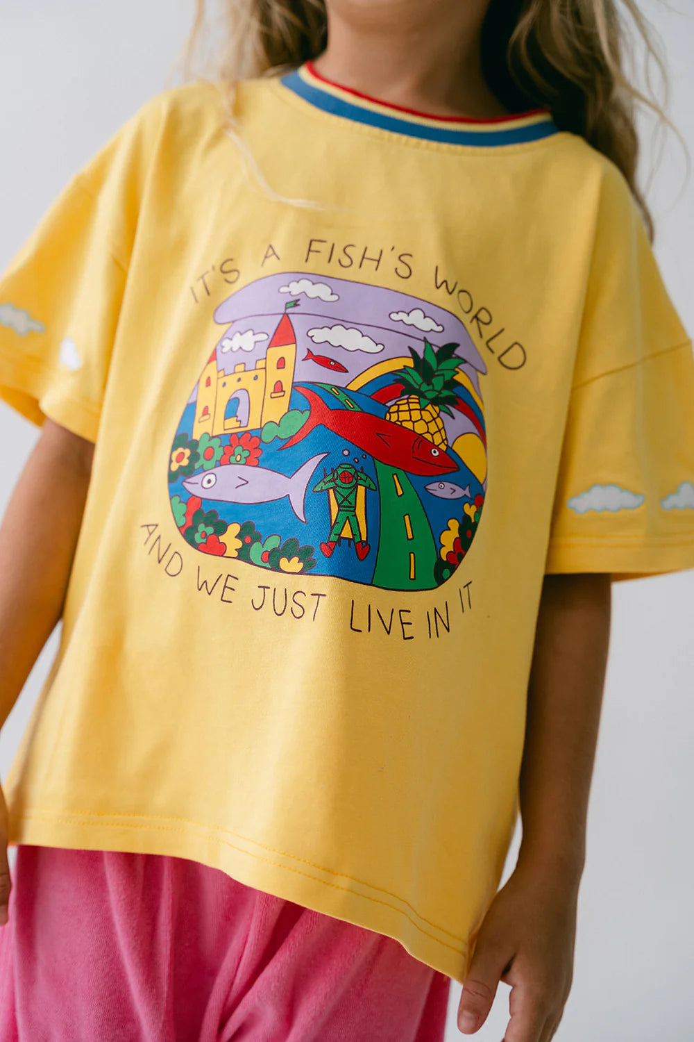 Spicy Dugong - Fish Life Tee Yellow