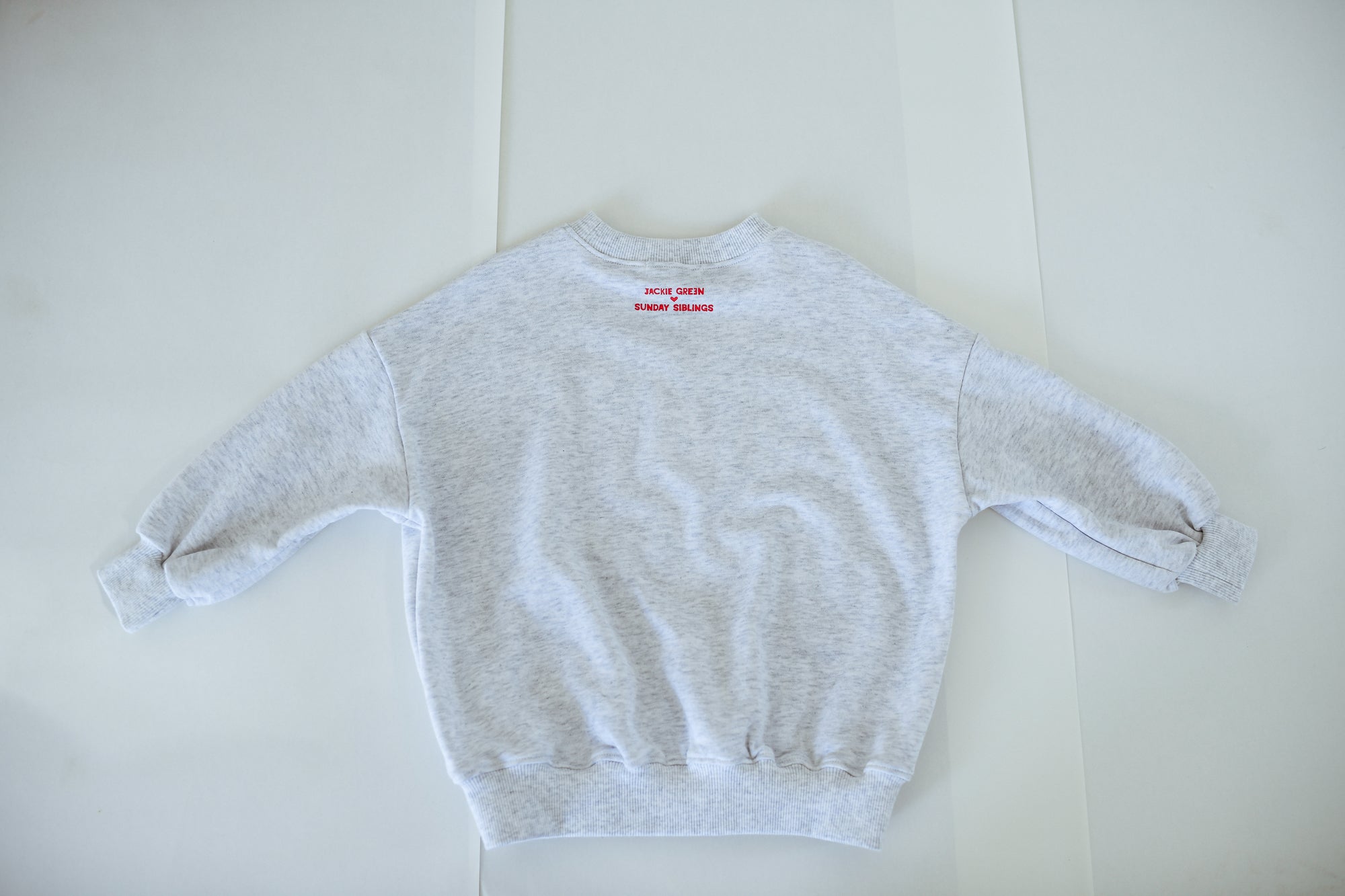 PRE-ORDER Sunday Siblings - Fruit Loop Sweater Grey Marle