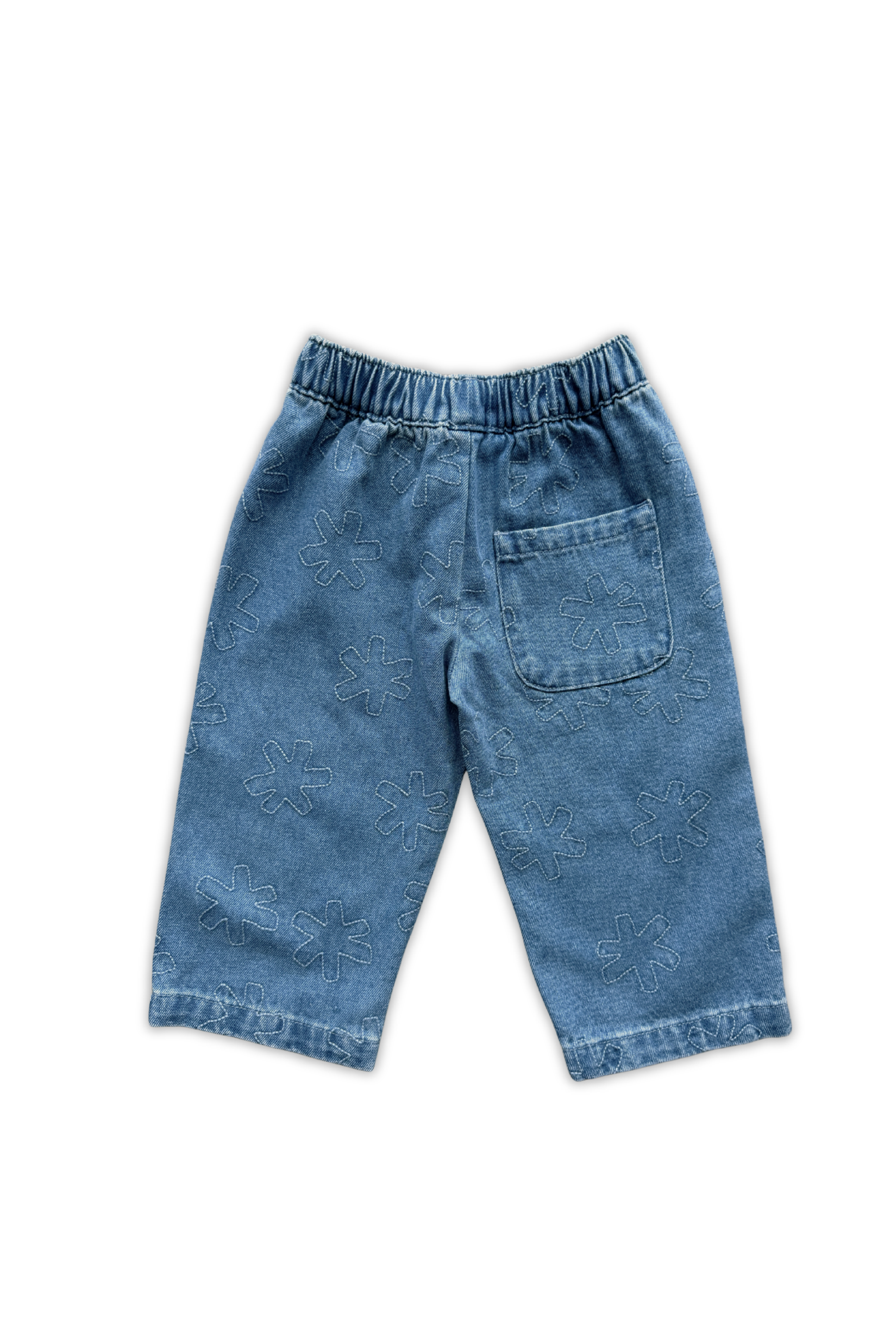 Grown - Organic Starlight Embroidery Denim Pant