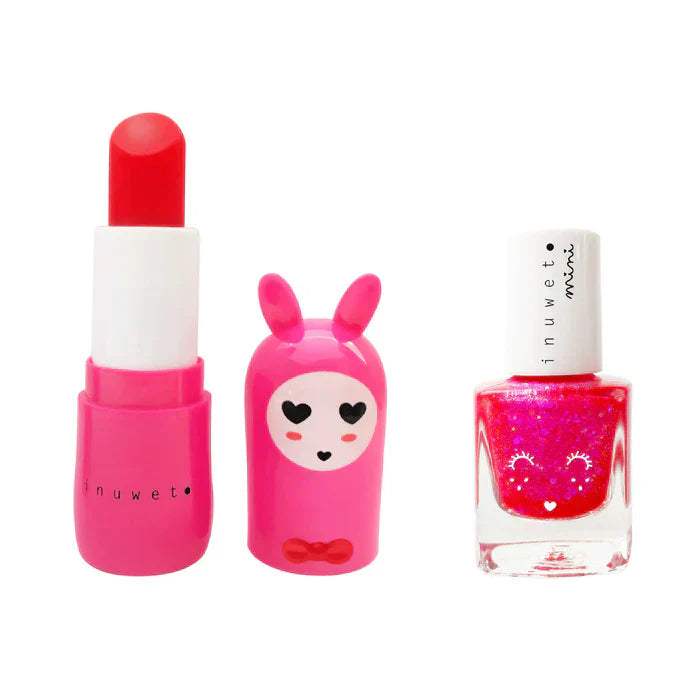 Inuwet - Lip And Nail Duo Gift Set Cherry