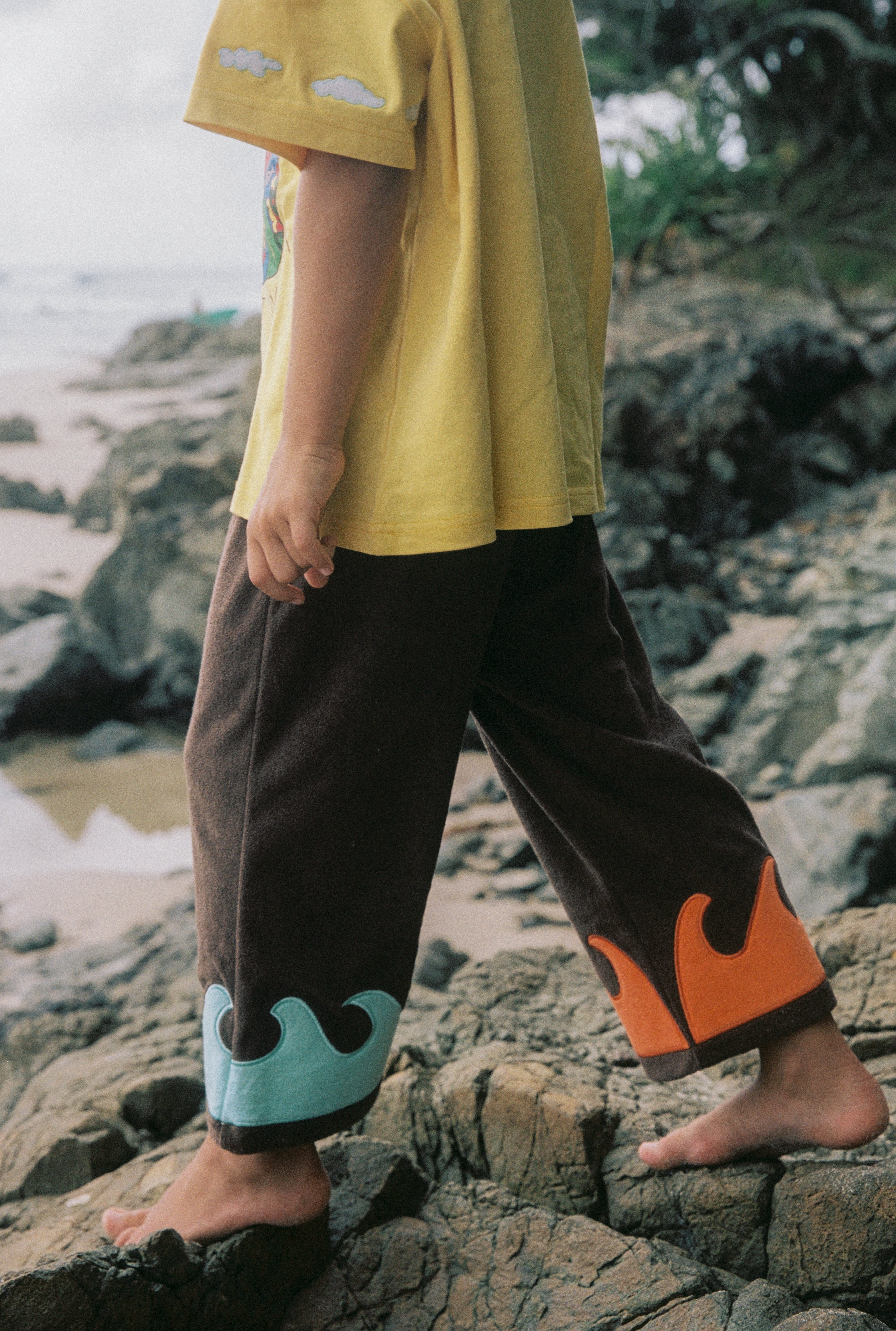 Spicy Dugong - Wave Party Pants Brown
