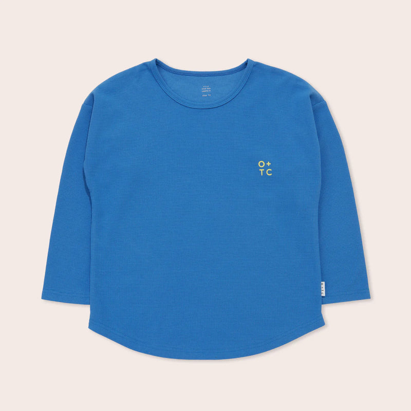 O+TC Blue Relaxed Fit Long Sleeve Top