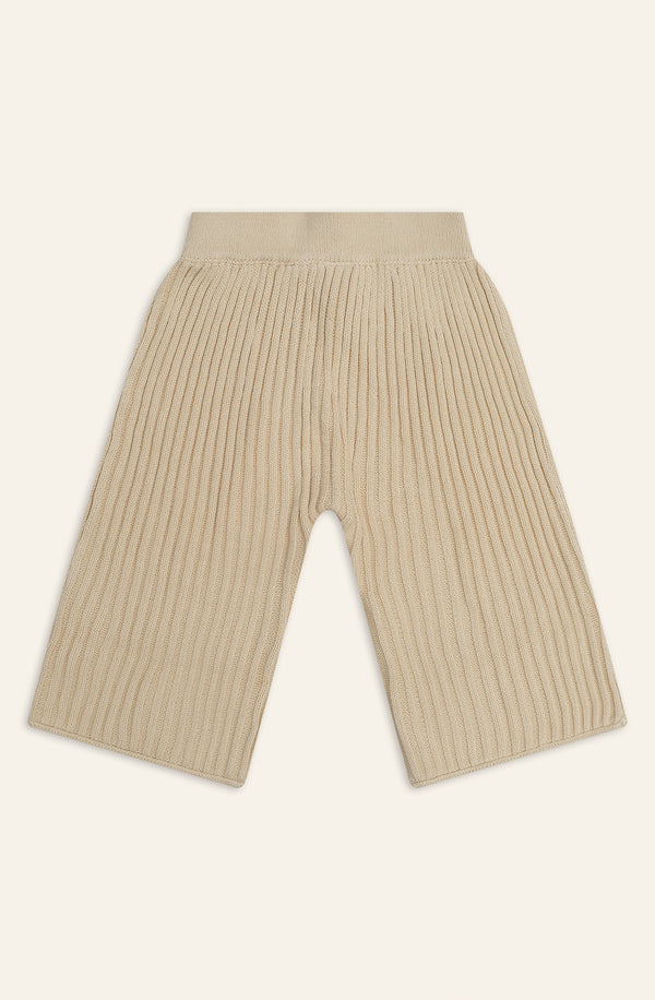 Essential Knit Pants Biscuit