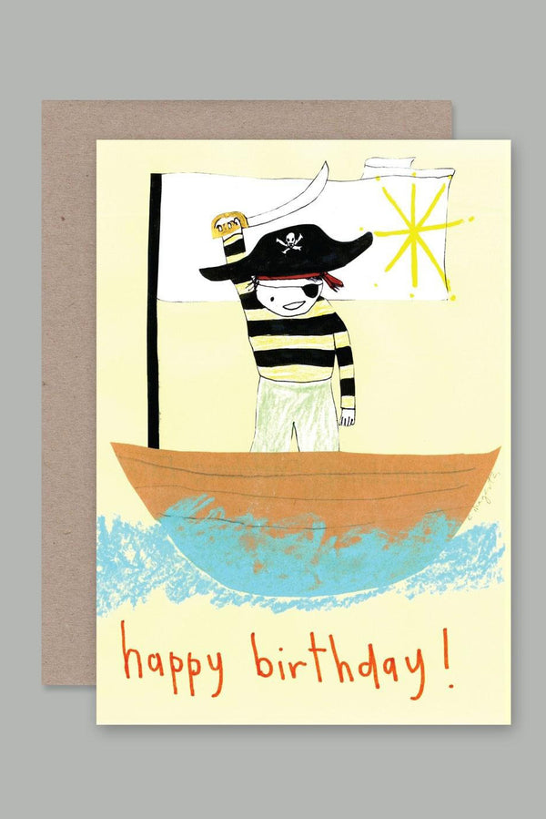 Greeting Card "Happy Birthday Pirate"