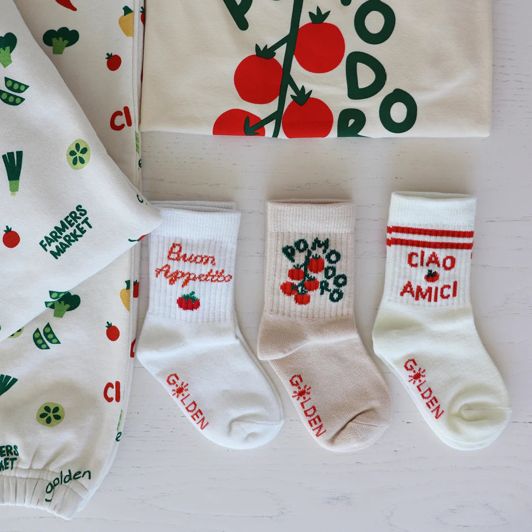 Golden Children ~ Pomodoro Socks Dough