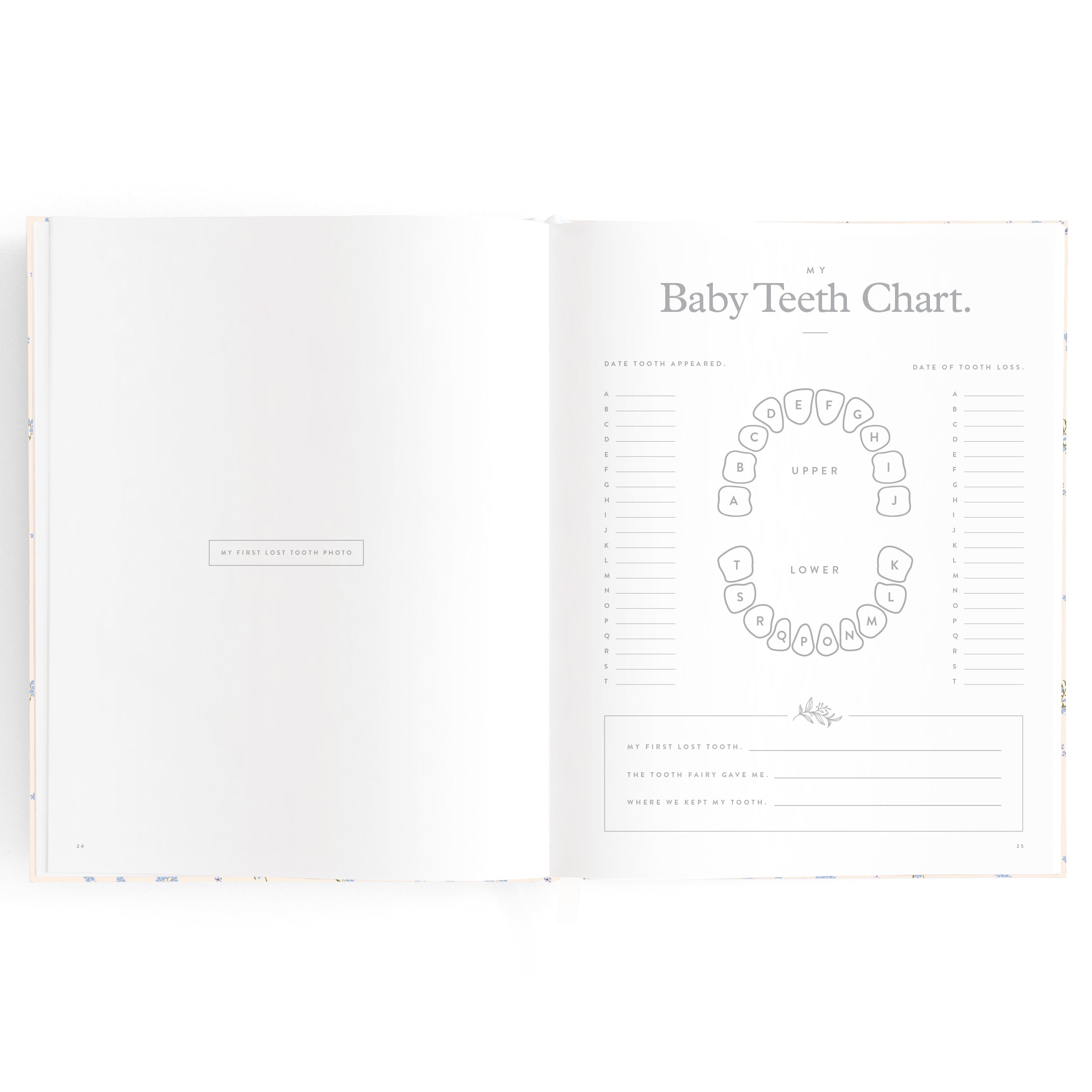Fox & Fallow - Baby Book Forget-Me-Not