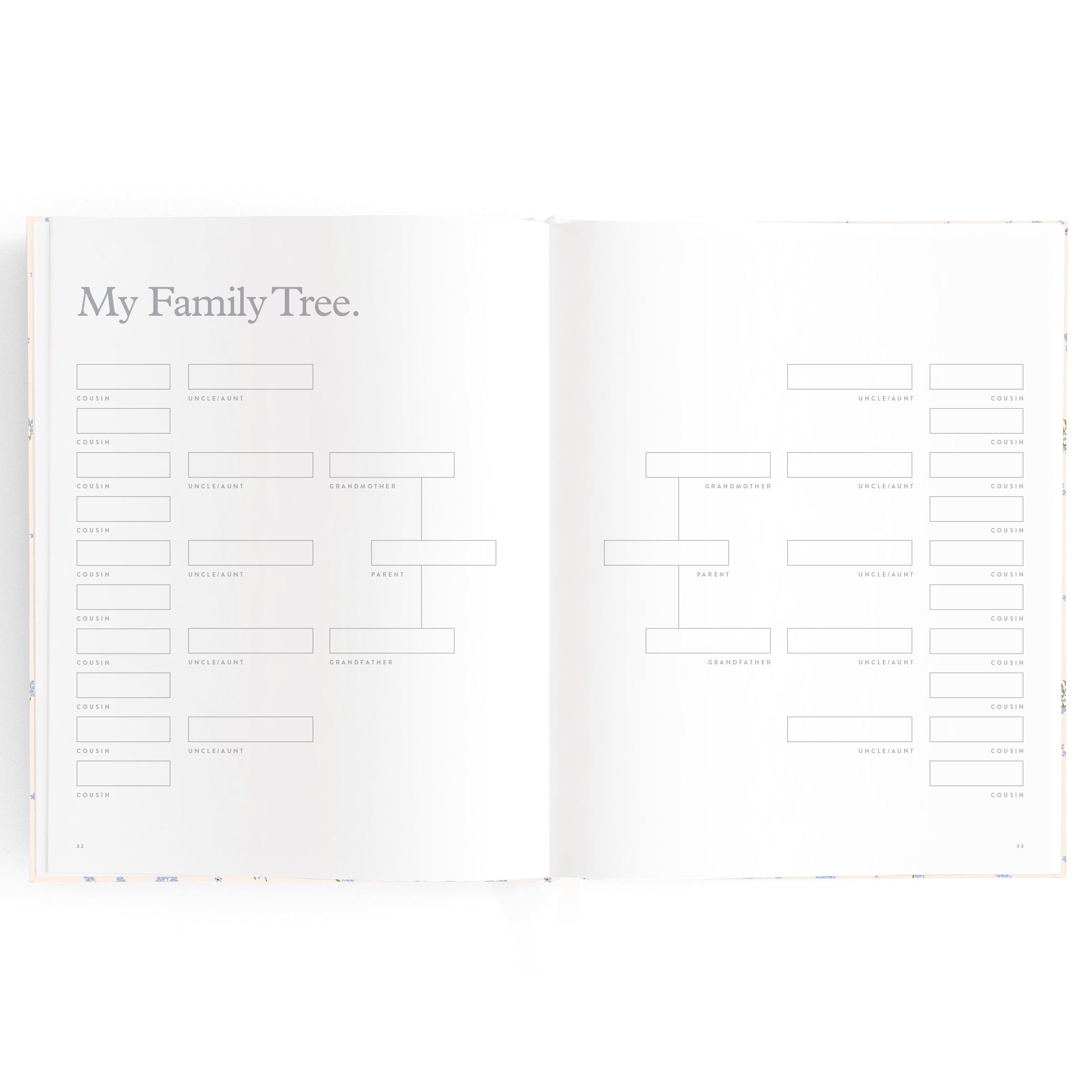 Fox & Fallow - Baby Book Forget-Me-Not