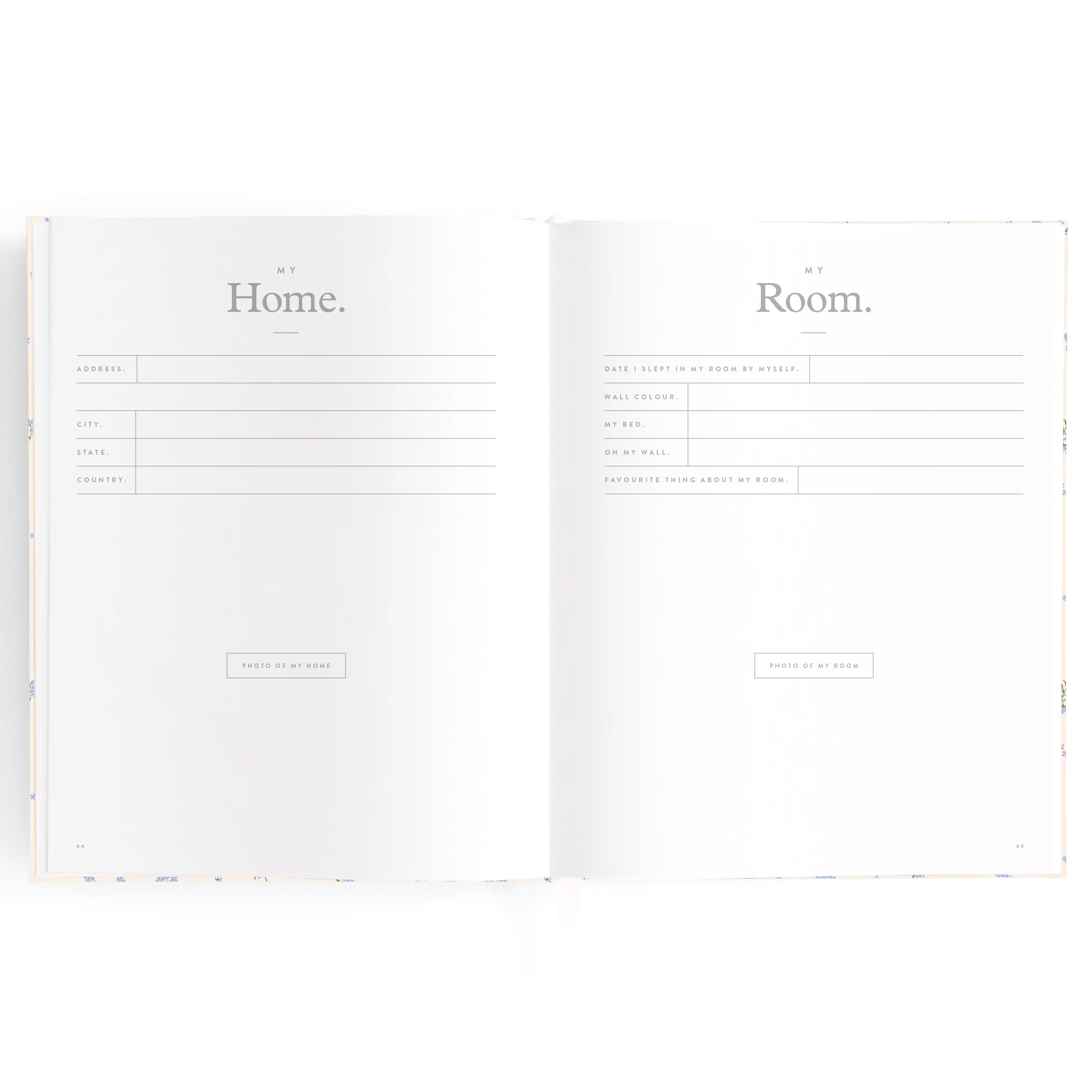 Fox & Fallow - Baby Book Forget-Me-Not