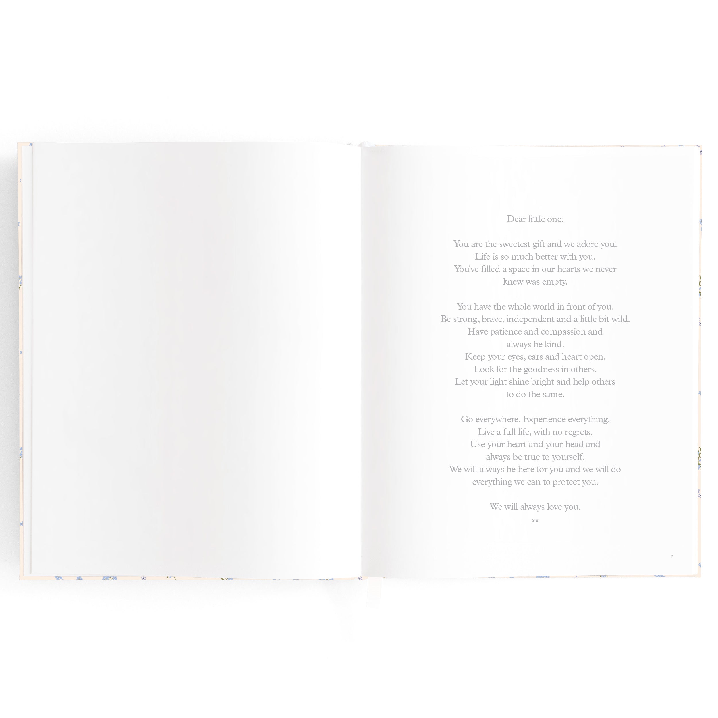 Fox & Fallow - Baby Book Forget-Me-Not