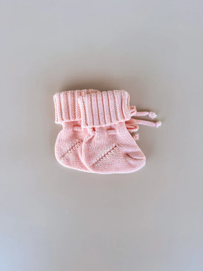 Freckles the Label - Chunky Cotton Booties Sweetpea