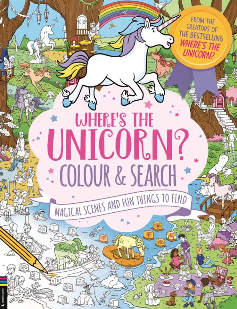 Where's the Unicorn? Colour and Search Book