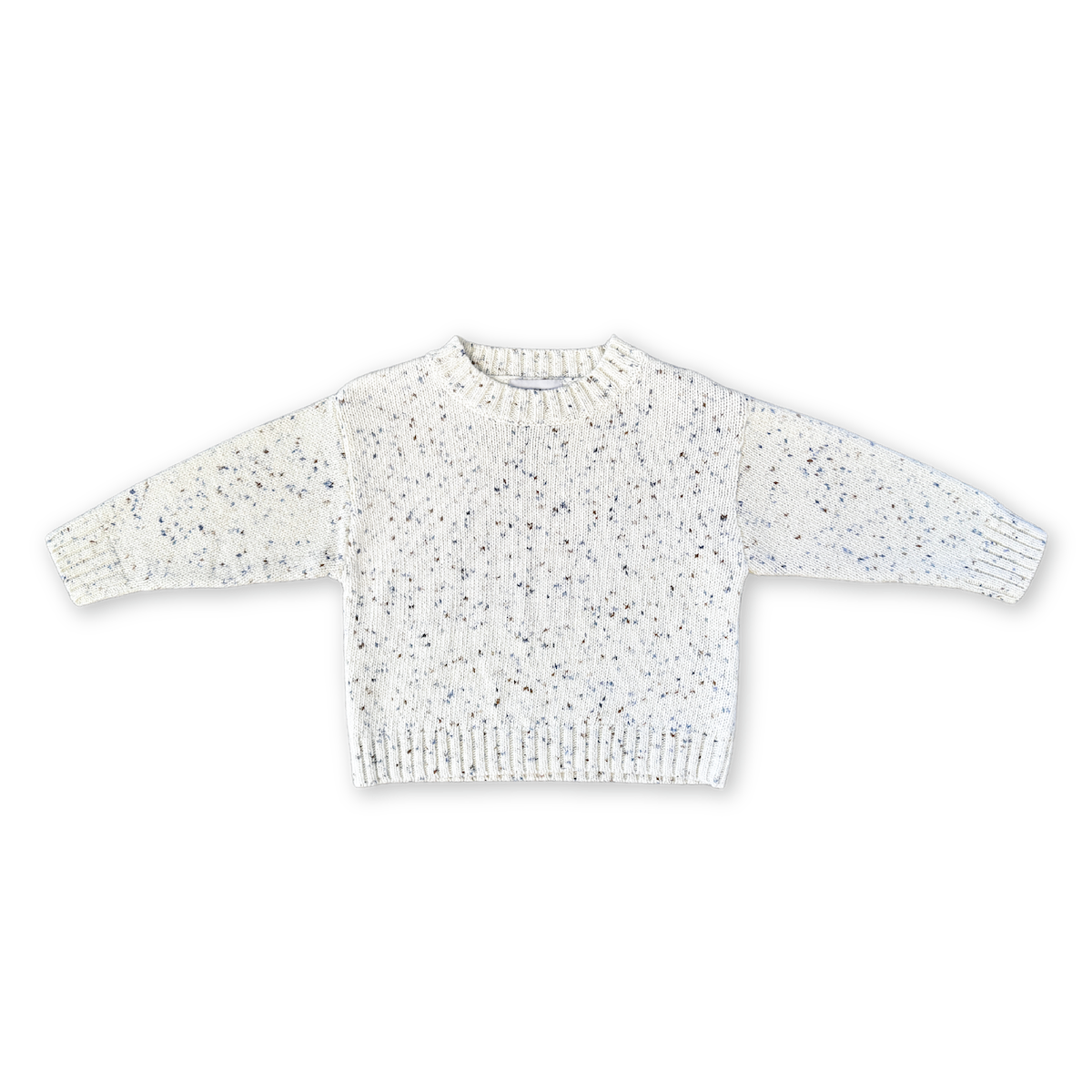 Grown - Organic Funfetti Knit Pull Over Surf