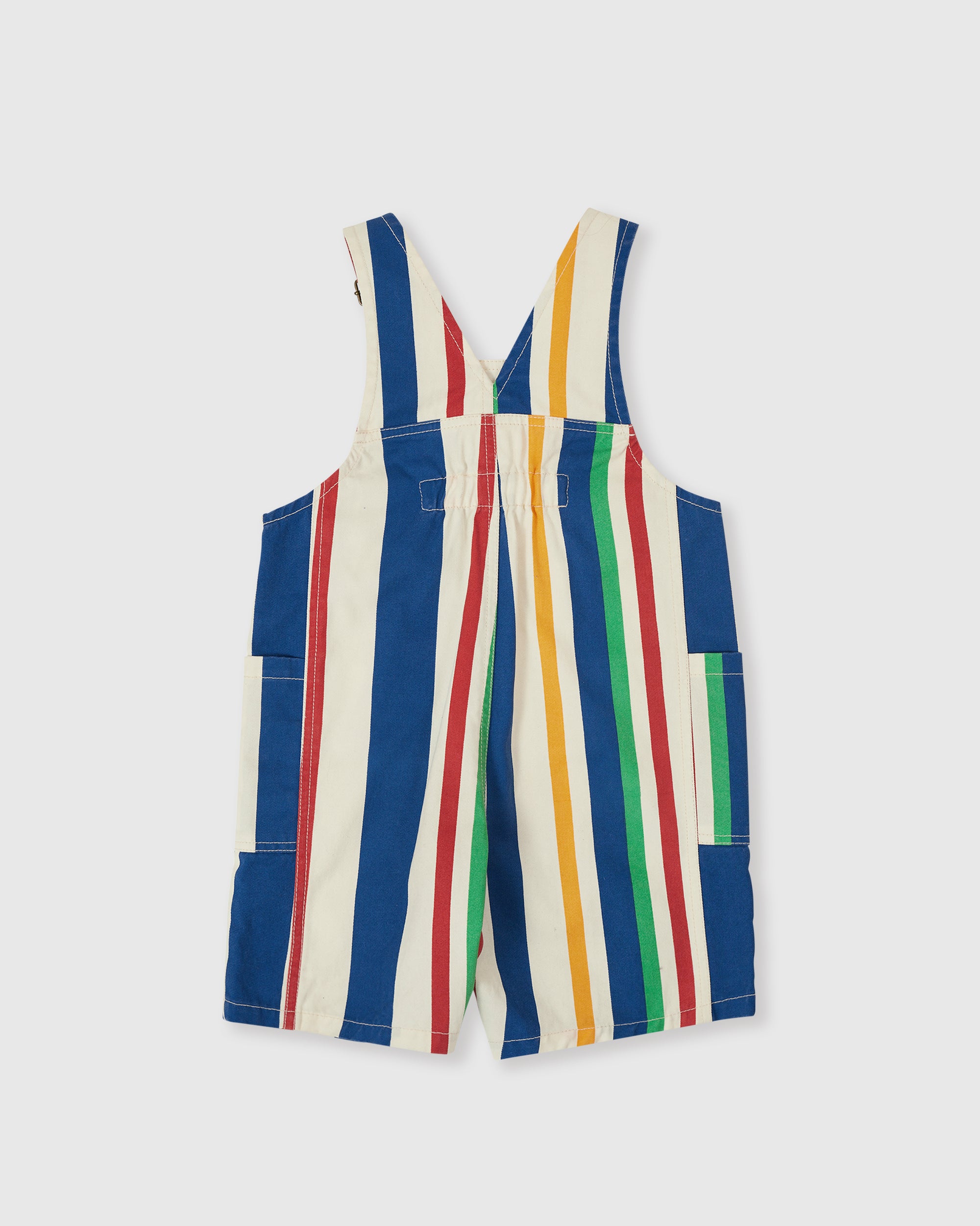 Goldie + Ace - 90's Bold Stripe James Denim Pocket Overalls