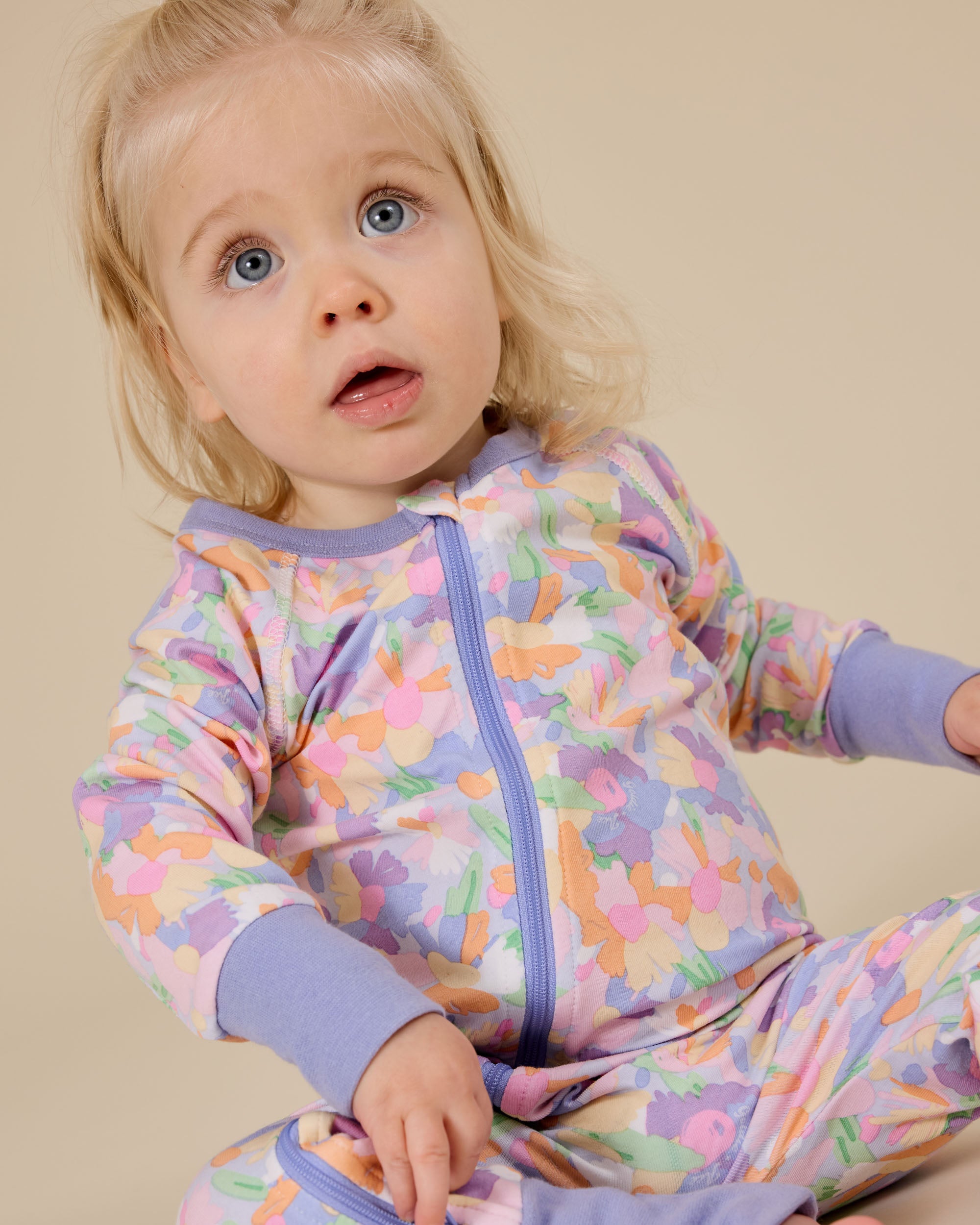 Goldie + Ace - Pastel Bouquet Zipsuit