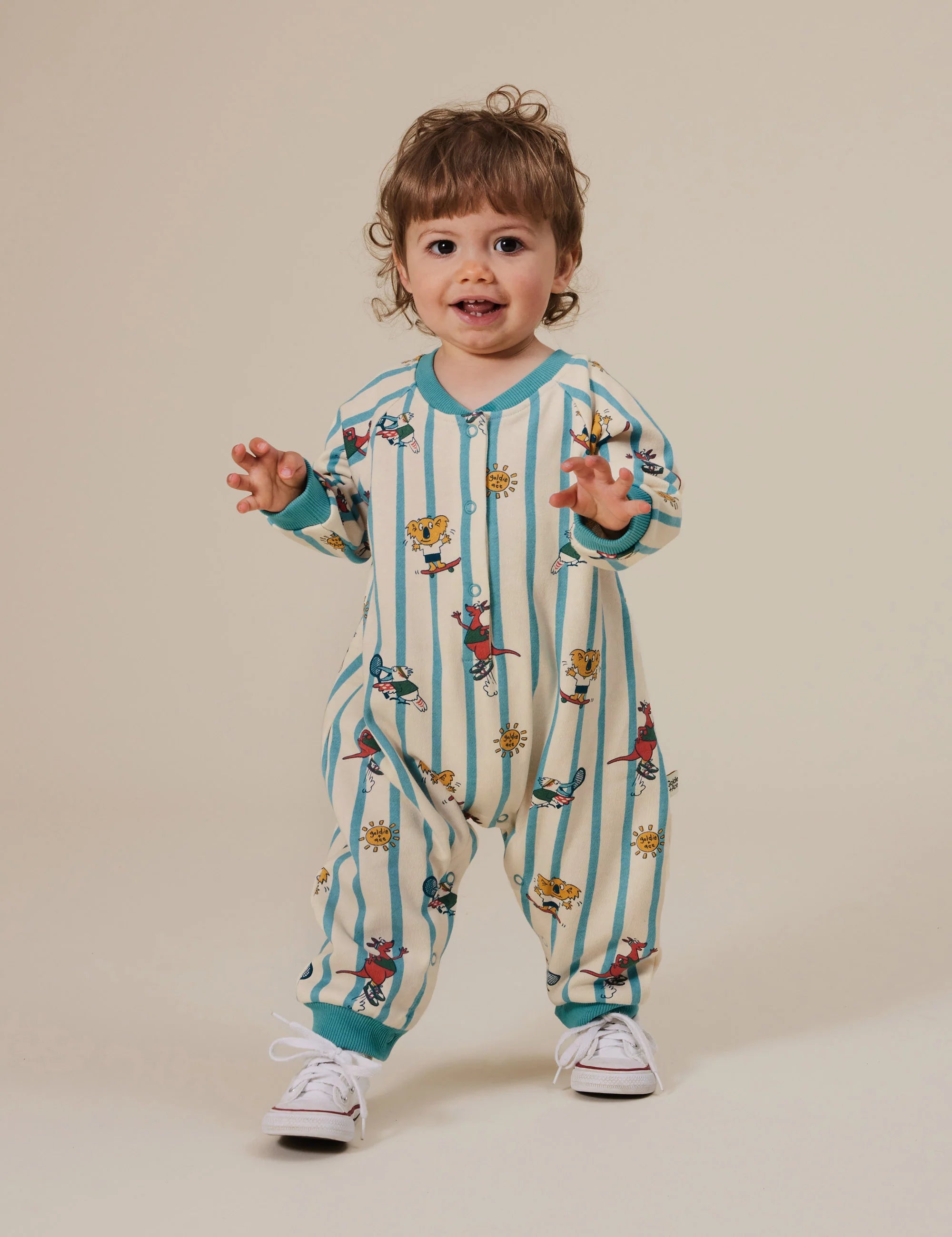 Goldie + Ace - Goldie Squad Relaxed Terry Romper