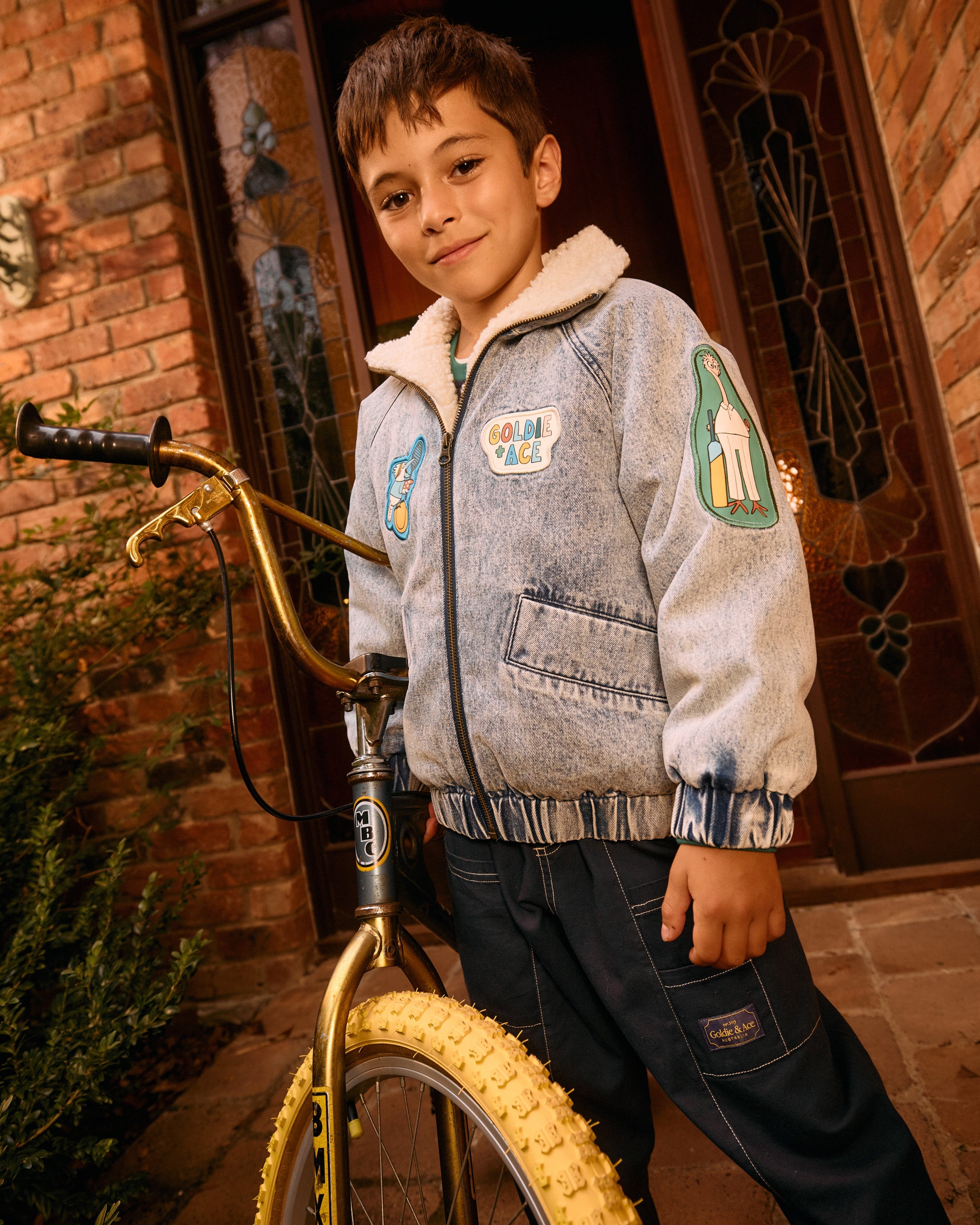 Goldie + Ace - Ari Denim Sherpa Jacket