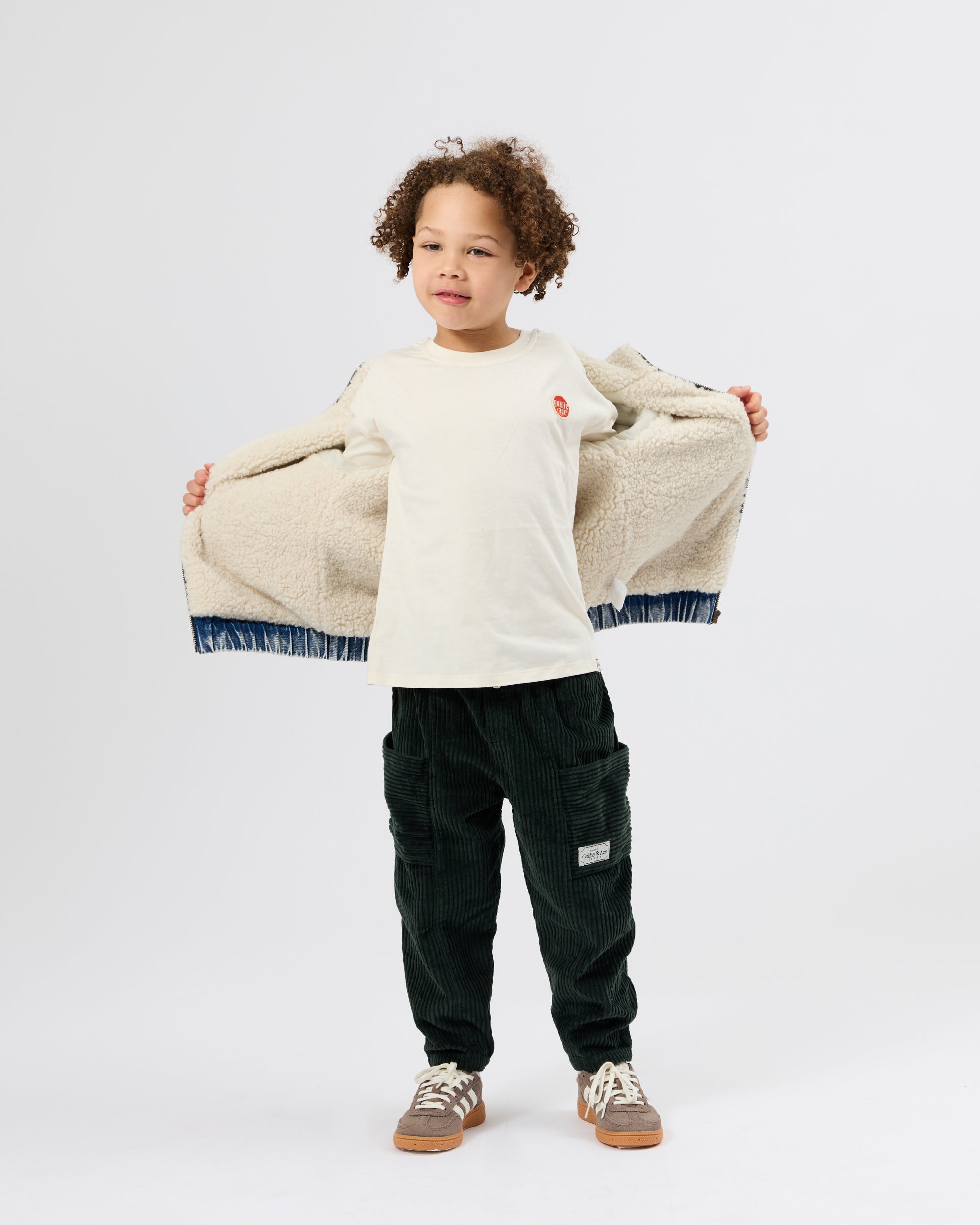 Goldie + Ace - Ari Denim Sherpa Jacket