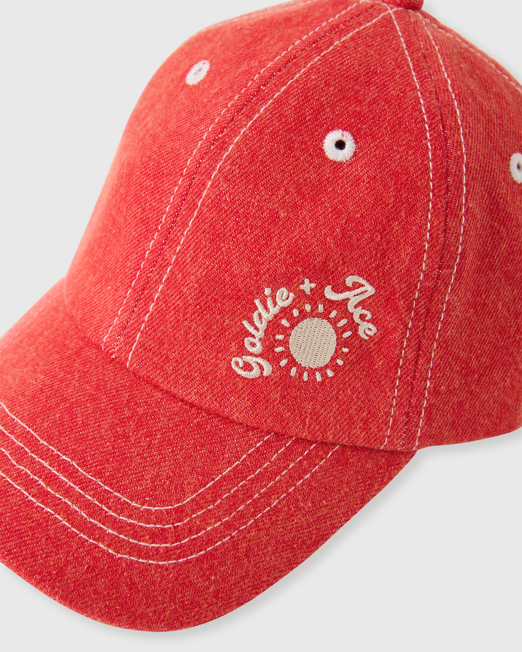 Goldie + Ace - Tate Embroidered Denim Cap