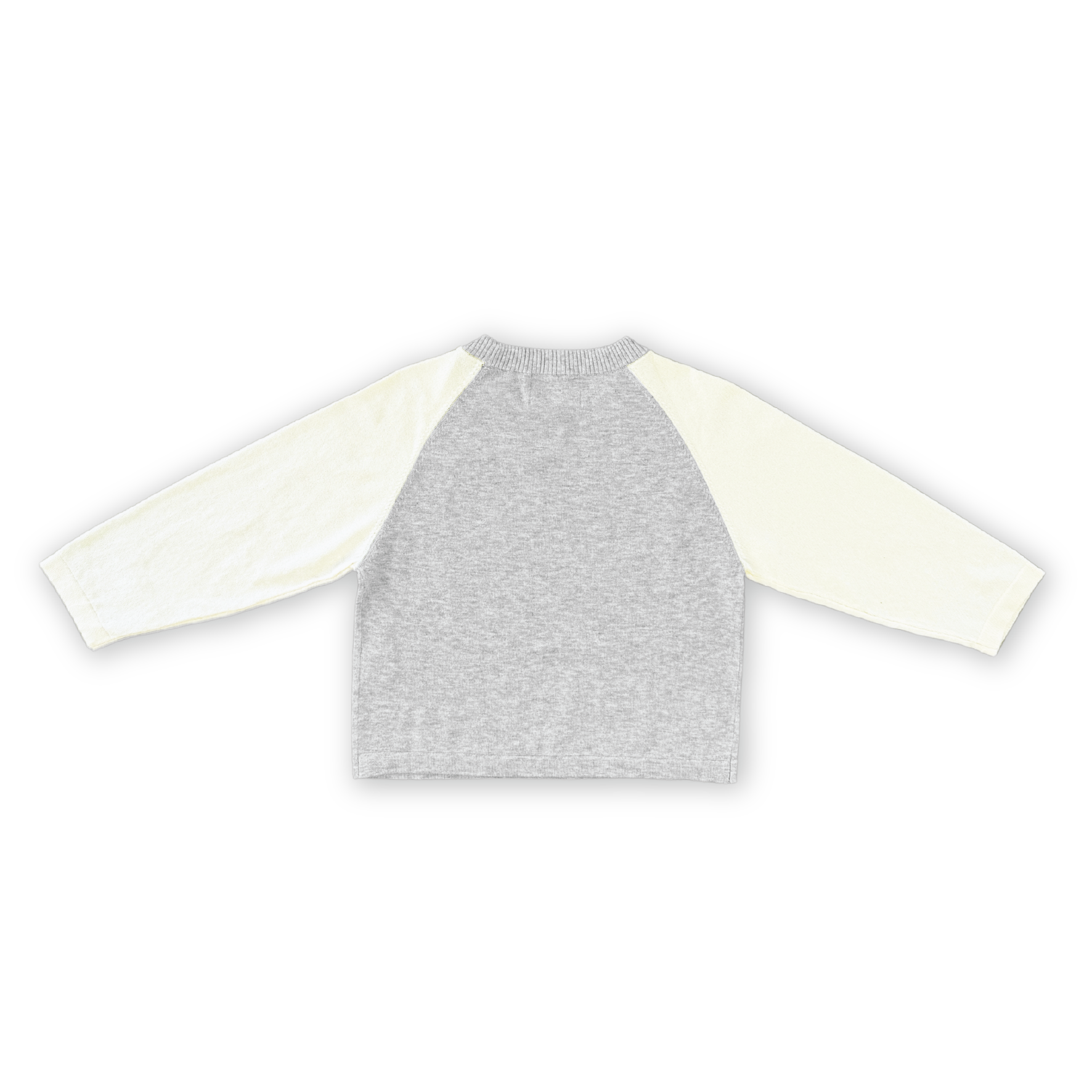 Grown - Raglan Long Sleeve Tee Grey Marle