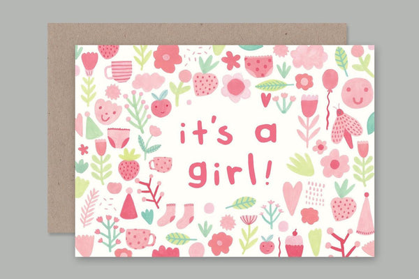 Greeting Card "It's A Girl"