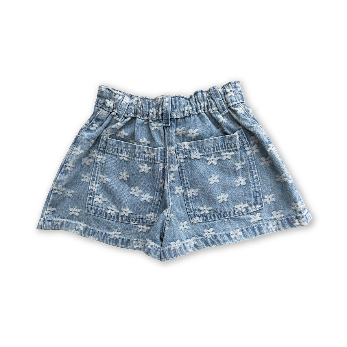 Grown - Daisy Denim Swing Shorts