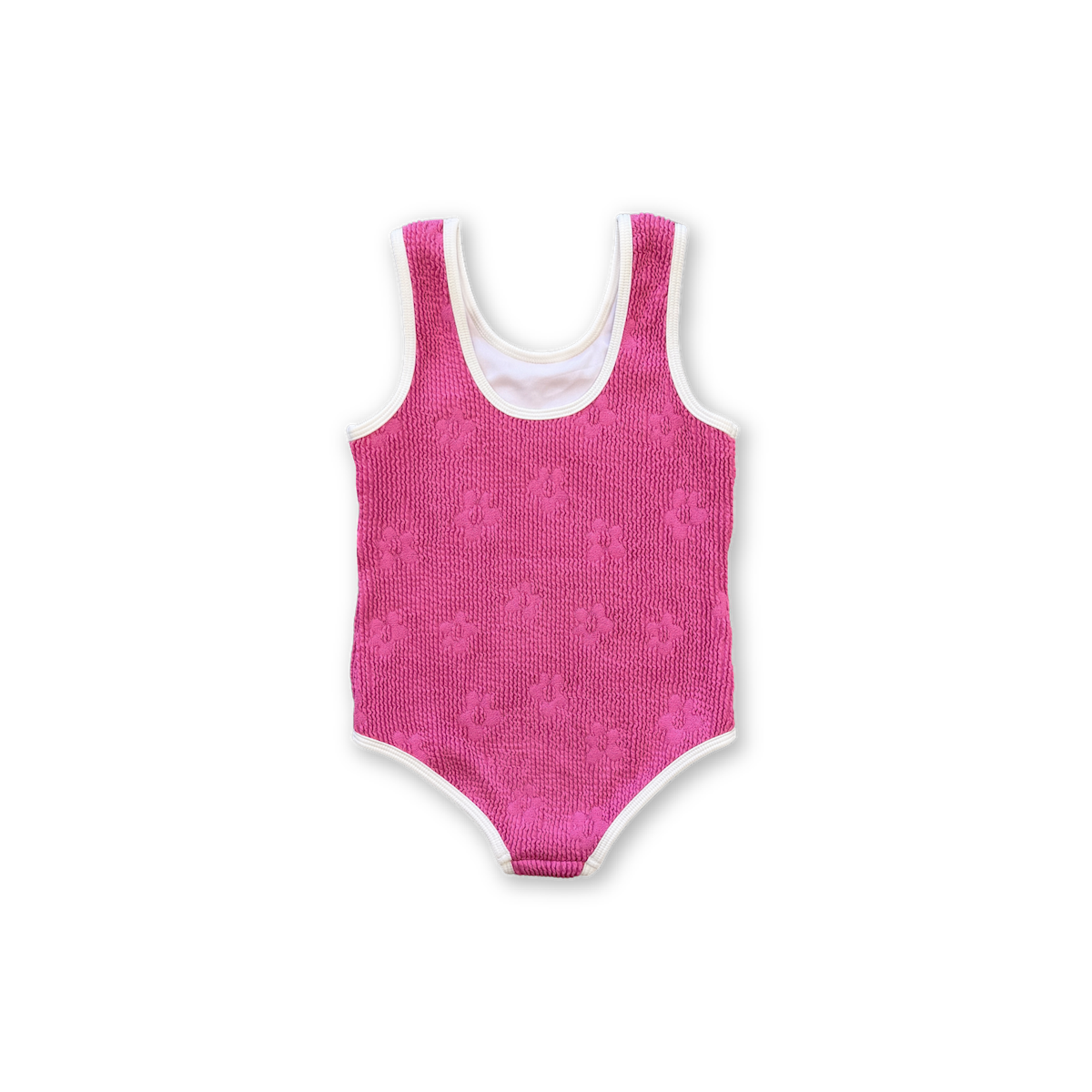 Grown - Ribbed Posy Swim Suit Berry