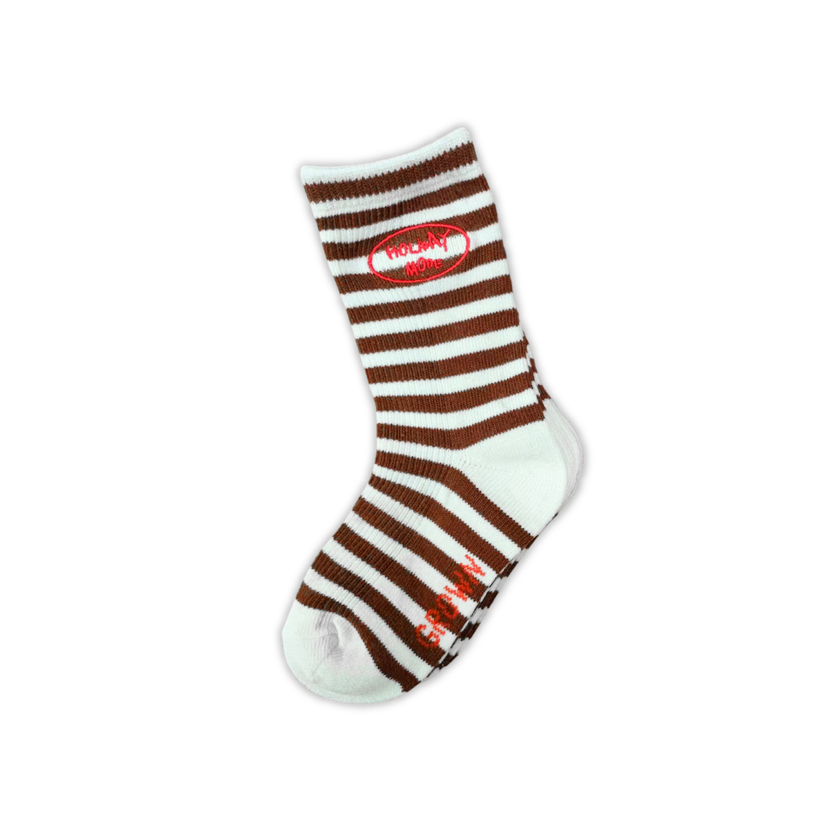 Grown - Holiday Mode Stripe Socks Teddy
