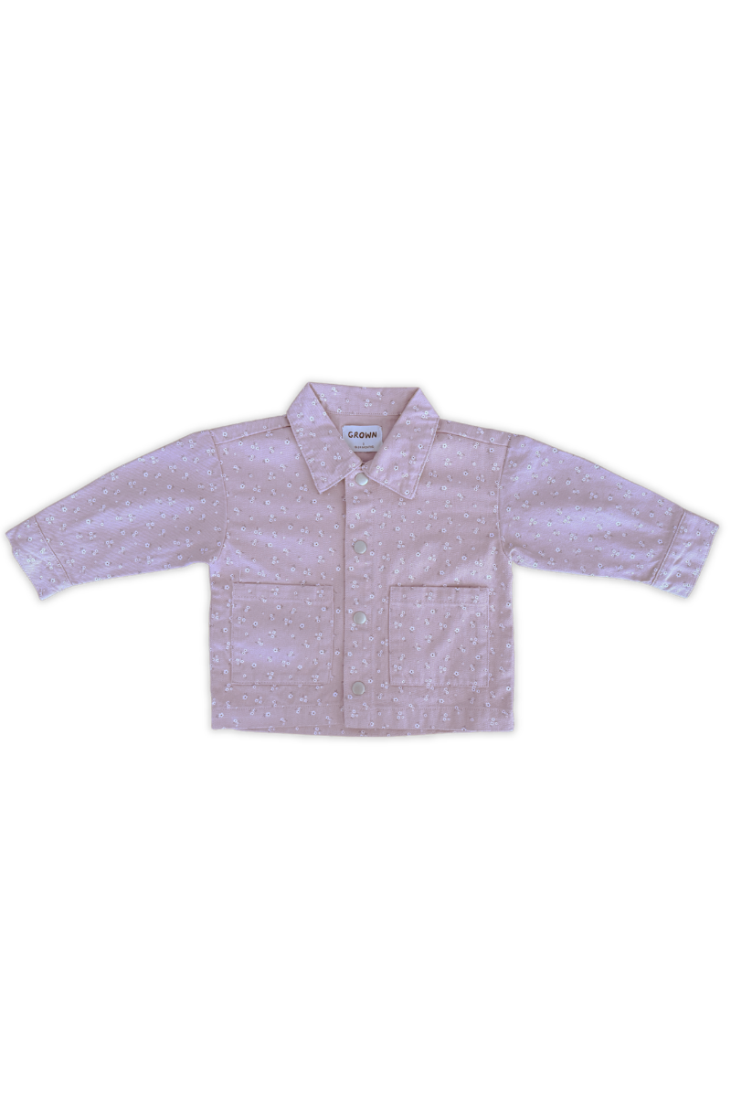 Grown - Organic Bloom Denim Shirt Jacket