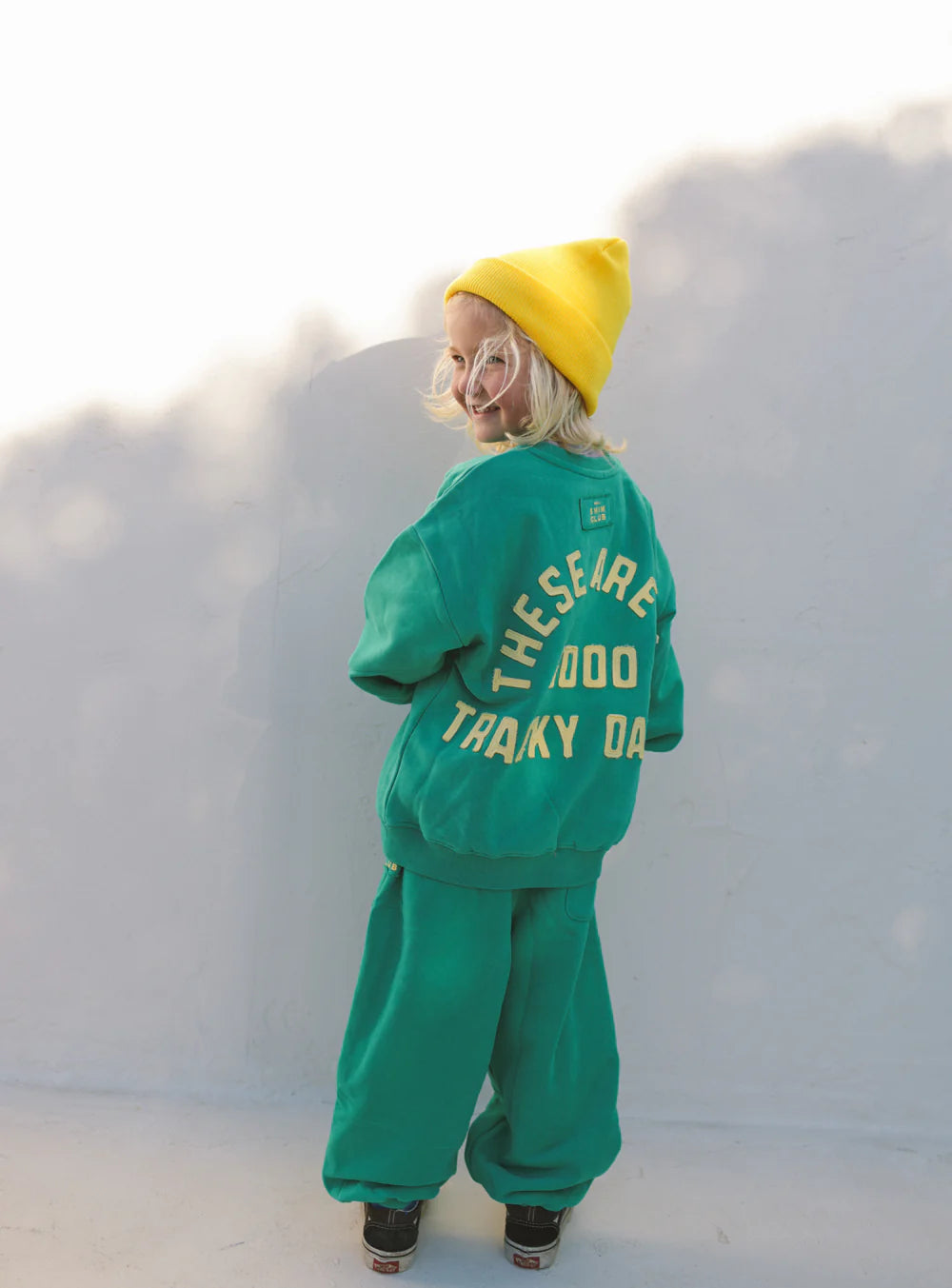Small Swim Club - Good Tracky Pullover Lemon/Lime