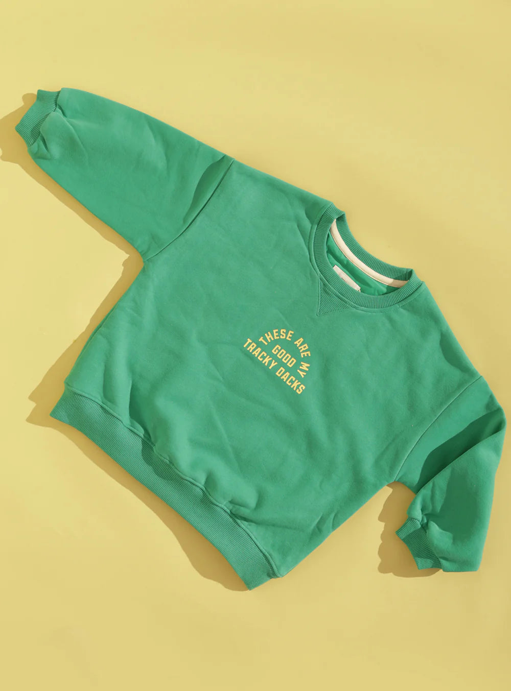 Small Swim Club - Good Tracky Pullover Lemon/Lime