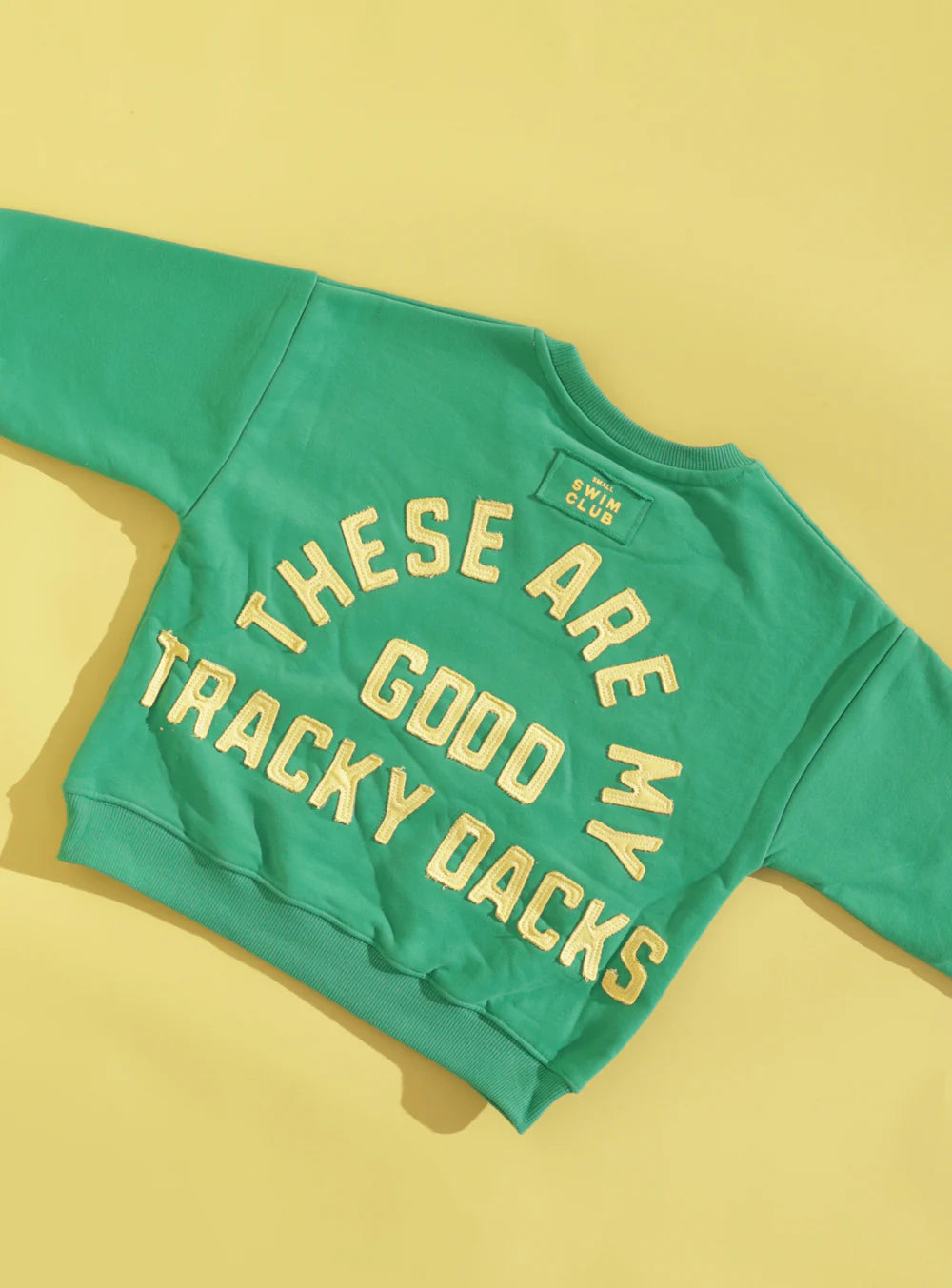 Small Swim Club - Good Tracky Pullover Lemon/Lime