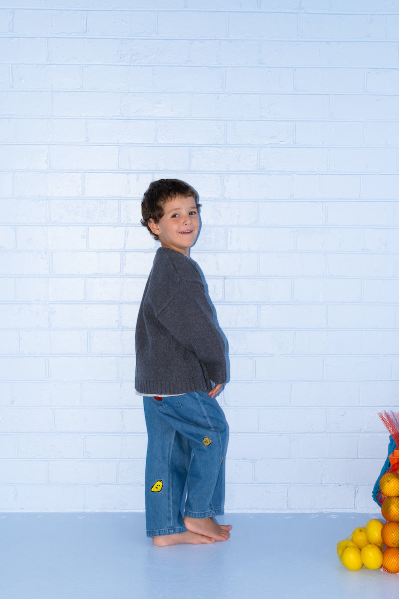 Grown - Organic Fruit Salad Denim Pants